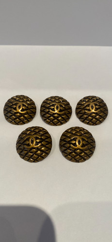 Boutons chanel metal - boutons,