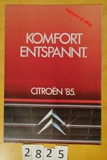 CITROEN 2CV VISA BX CX ACADIANE C15 GSA Prospectus Allemand 16 pages 1985