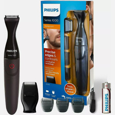 Tondeuse précision Barbe Cheveux Corp Philips sans fil 3sabot barbe +mini rasoir