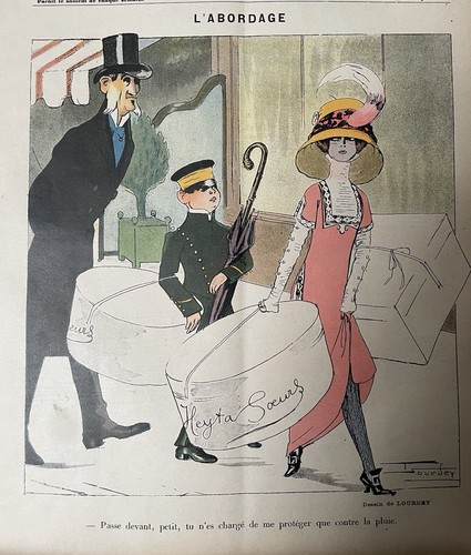 Élégante/Paris/1900/Gravure/
