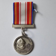 Médaille Union Départementale Sapeurs Pompiers du Bas Rhin classe Argent USDP 67