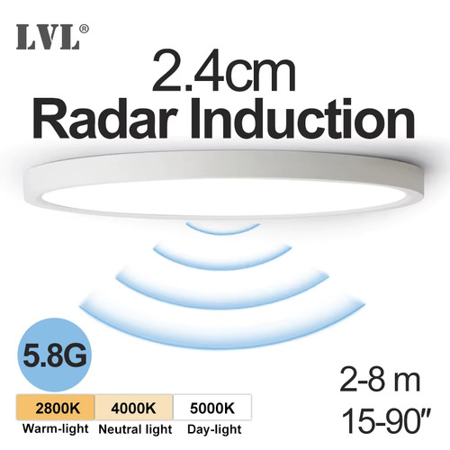 Plafonnier led radar 8g - led,