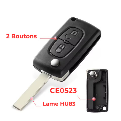 Coque clé télécommande - coque,
