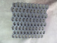 GRAND TAMPON en bois sculpté pour BRODERIE ou autre. Ancien. 3.