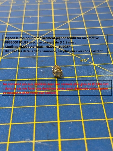 Engrenages essieux bb36000 axe - engrenages,