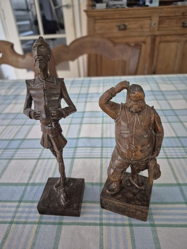 Statuettes bois sculpté - en,