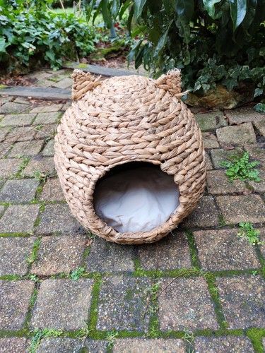Panier chat osier - de,