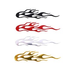 20*4CM Voiture Moto 3d Flamme Feu Autocollant Réfléchissant