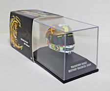 Modèle Casque Helmet 1:8 Minichamps Rossi VR/46 Yamaha M1 Motogp Valencia 2009