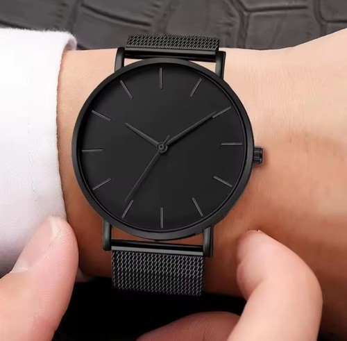 Montre homme quartz - montre, noire