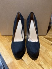 Via Giulia chaussures escarpins noirs haut talons taille 37