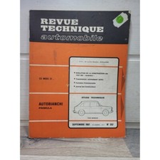 Autobianchi Primula - Fiat 500 Jardiniere - 1967 - RTA257 - Revue Technique Auto