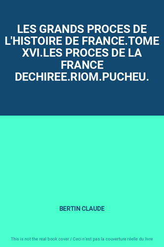 Les grands proces - les, de