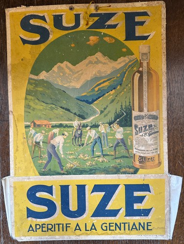 Ancien carton publicitaire - carton,