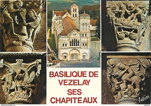 Carte postale vézelay - postale,