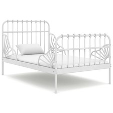 Cadre de Lit Extensible Blanc