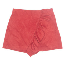 Jupe Short ZARA Femme Rouge XS
