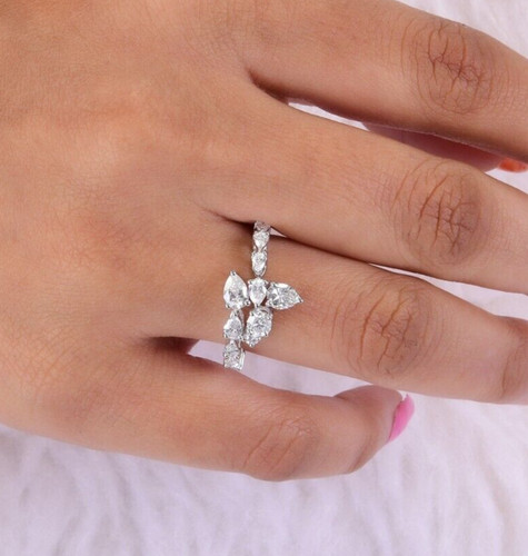 34ct h poire coupe - 1.34ct, si