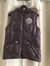 superbe doudoune marron capuche Napapijri M Tbe authentique 