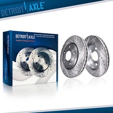 Rear Drilled Brake Rotors for
