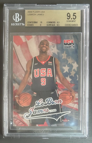 Lebron james 2004 fleer usa - fleer,