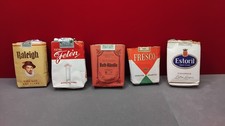 Lot de 5 paquets de cigarettes vides PEU COURANTS  (Anciens - vintage)