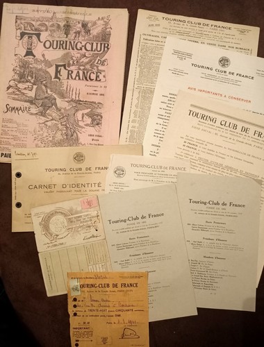 Lot anciens documents du - d'anciens,