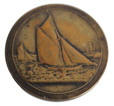 Médaille Bronze par Desaide BREST 1912 Voilier  French Medal