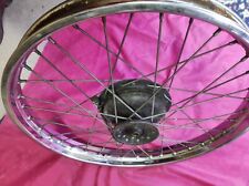 ROUE AVANT D OCCASION  ORIGINE YAMAHA 125 DTMX LIVREE AVEC AXE  J 21 X 1.60/ 80€