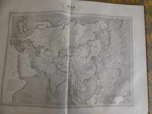 Carte asie issue atlas - ,