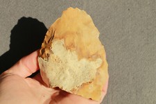 Préhistoire Paléolithique Biface 11 cm Moustérien France Yonne Silex