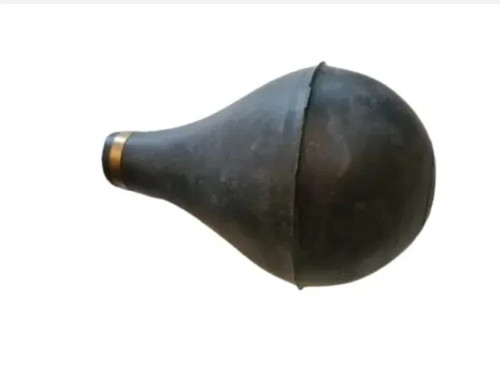 Noir caoutchouc forme poire - caoutchouc,