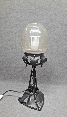 Lampe art deco fer forgé - art,
