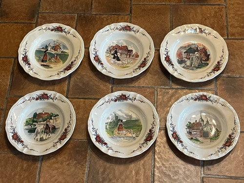 Magnifique lot assiettes - 6,