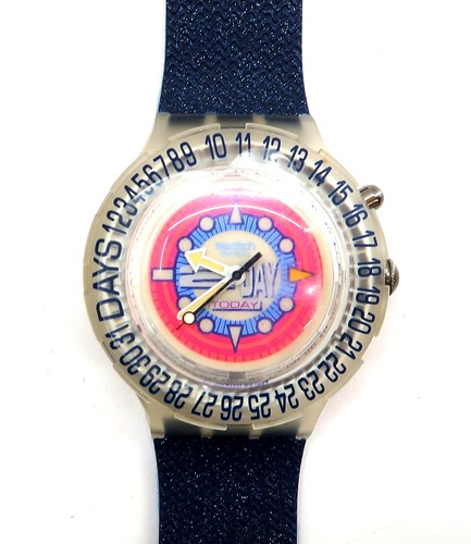 New swatch scuba watch - watch, flitter