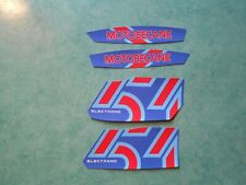 Lot autocollants MBK 51 J bleu et rouge