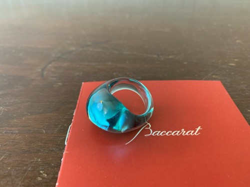 Bague galet bleu - , ciel