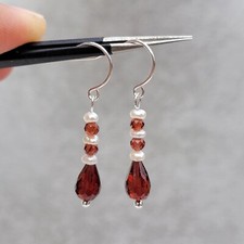 boucles d'oreilles en pierre