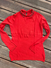 Tres Sympa top pull orange Promod taille M