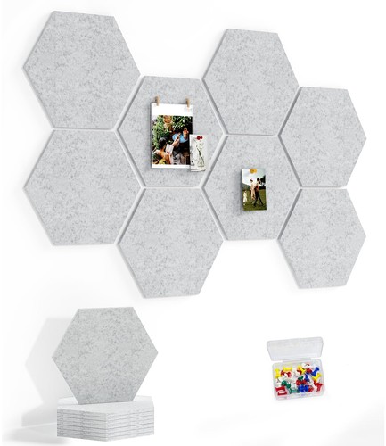 Grand tableau hexagonal - grand, en