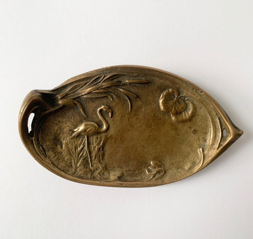 Coupelle ancienne bronze - en,