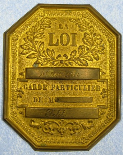 Plaque métier garde - métier,,