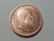 SUPERBE 20 MARK OR WILHELM II  1900 F.  SUP+   / 7.97  GR.  RARE A COLLECTIONNER