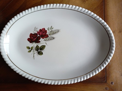 Grand plat ovale vintage - 1,