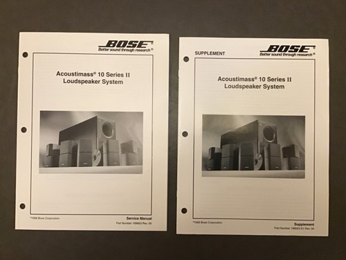 Bose acoustimass series ii - 10,