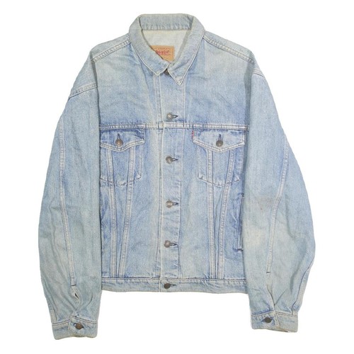 Veste jean bleu coton - bleu, en