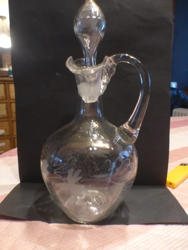 Ancienne carafe verre - ancienne, en