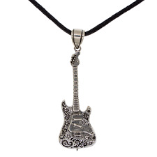 Pendentif Guitare En Argent