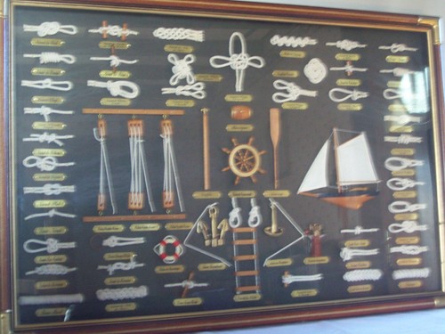 Cadre noeuds marins