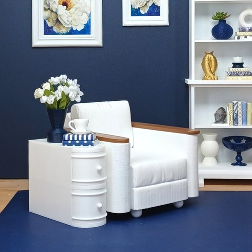 Scale side end table doll - 1/6,